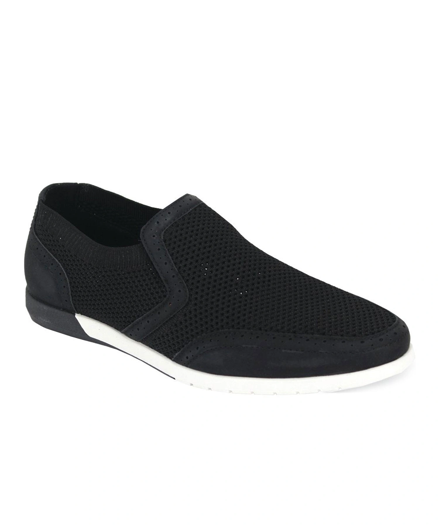 Schwarzer Brooklyn 718 Slip-On Schuh: Dein New York Flair für die Füße - Urban, stylisch, unverkennbar!