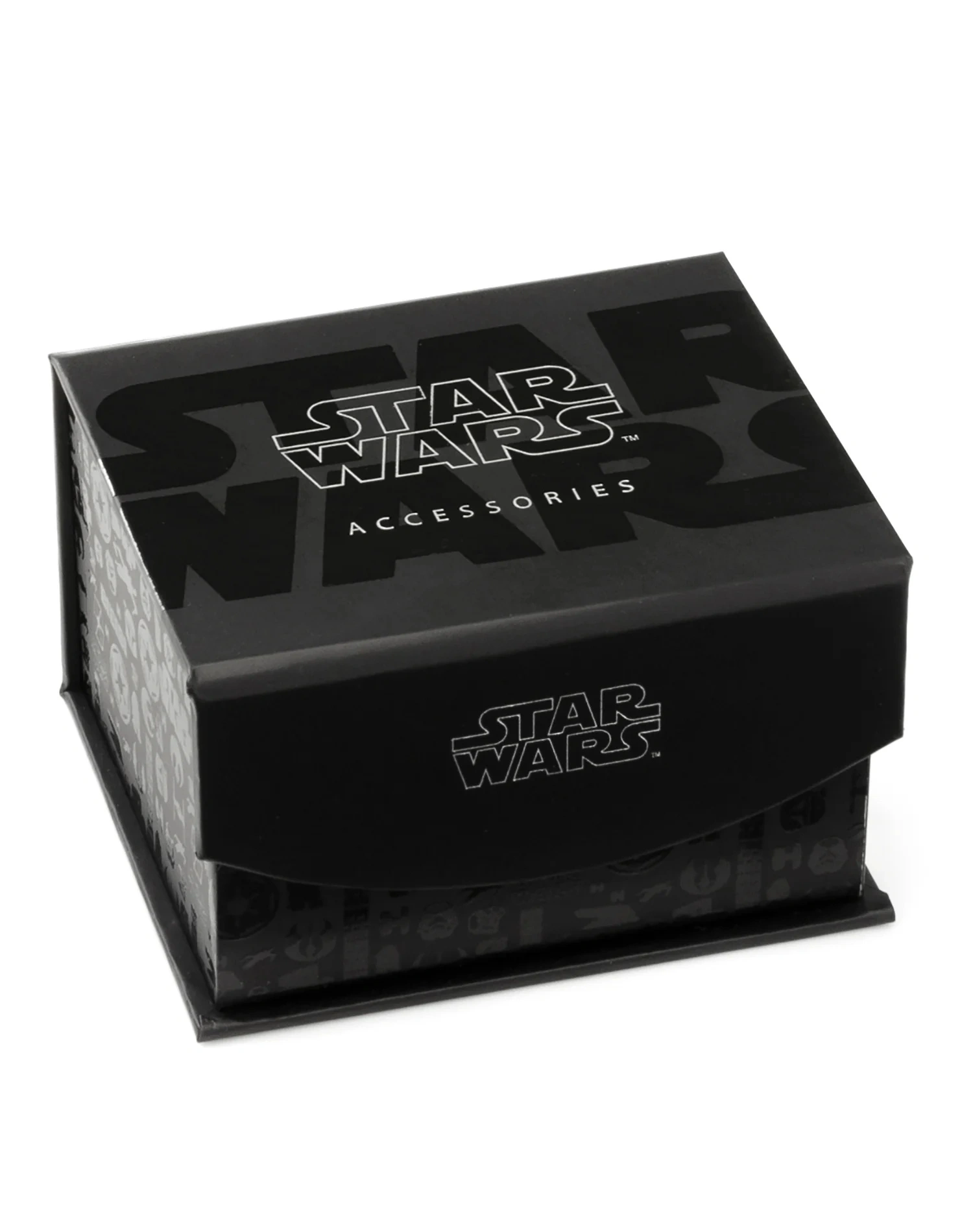 Darth Vader: Die dunkle Seite am Handgelenk. Elegante Manschettenknöpfe in Satinschwarz – Star Wars Fanartikel.