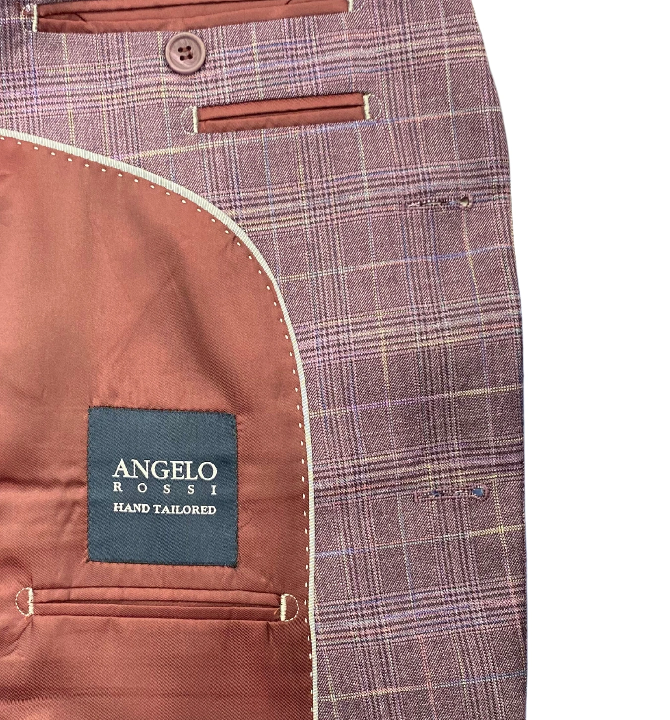 Angelo Rossi: Lavendel-Anzug. Moderner Schnitt, stilvolles Auftreten. Ein Hauch von Eleganz für den Mann von Welt.